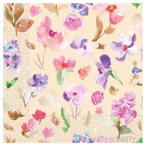 serwetki papierowe kwiaty lakowe procos 33 cm 20 szt