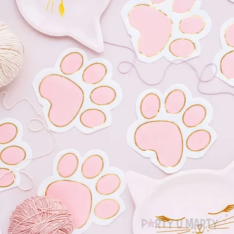 serwetki papierowe lapki kotka partydeco 15 5 cm 12 szt