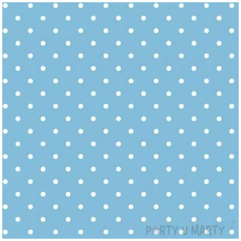 serwetki papierowe male groszki niebieski maki 33 cm 20 szt