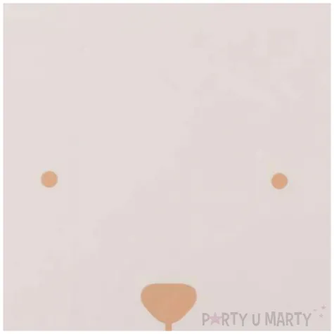 serwetki papierowe mis kremowy ginger ray 33 cm 17 szt