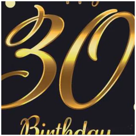 serwetki papierowe na 30 urodziny jednorazowe happy birthday eleganckie czarno zlote 20 szt