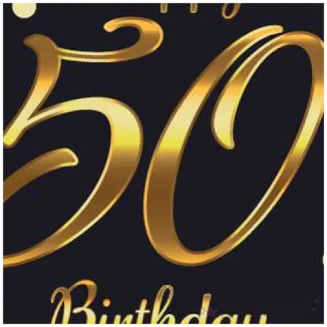 serwetki papierowe na 50 urodziny jednorazowe happy birthday eleganckie czarno zlote 20 szt