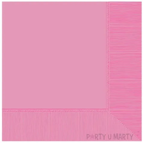 serwetki papierowe new pink rozowy amscan 33 cm 20 szt