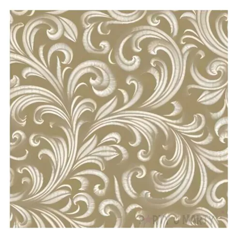 serwetki papierowe ornament zloty maki 33 cm 12 szt