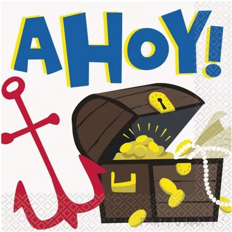 serwetki papierowe piraci ahoy unique 33 cm 16 szt