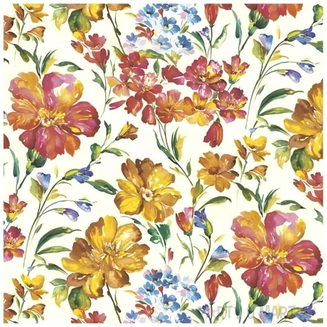 serwetki papierowe polne kwiaty maki 33 cm 20 szt