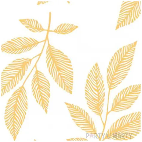 serwetki papierowe pomaranczowe liscie procos 33 cm 20 szt