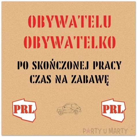 serwetki papierowe prl congee 33 cm 20 szt