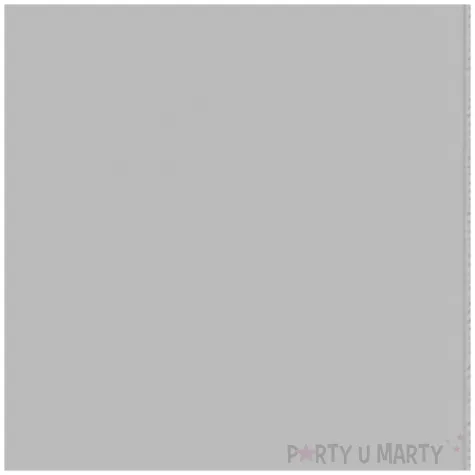 serwetki papierowe silver srebrny amscan 33 cm 20 szt