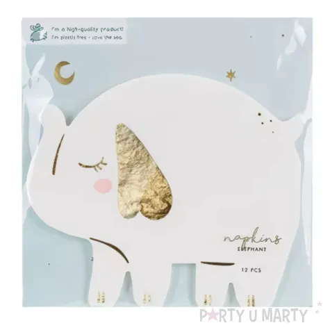 serwetki papierowe slonik partydeco 33 cm 12 szt