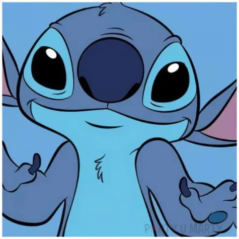 serwetki papierowe stitch angel niebieski procos 33 cm 20 szt