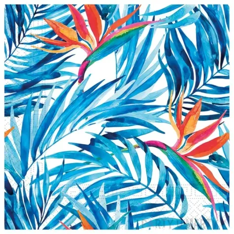 serwetki papierowe tropikalne rosliny procos 33 cm 20 szt