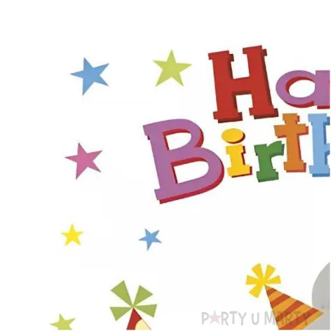 serwetki papierowe urodziny safari bialy maki 33 cm 20 szt