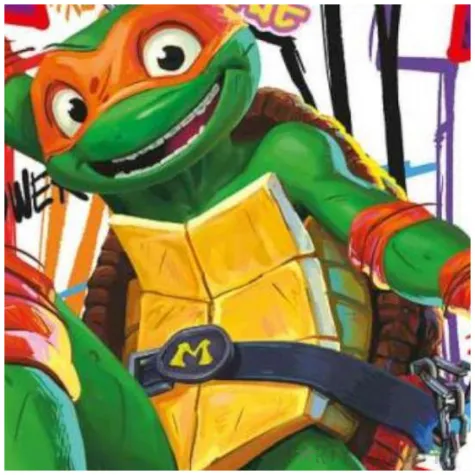 serwetki papierowe wojownicze zolwie ninja tmnt procos 33 cm 20 szt