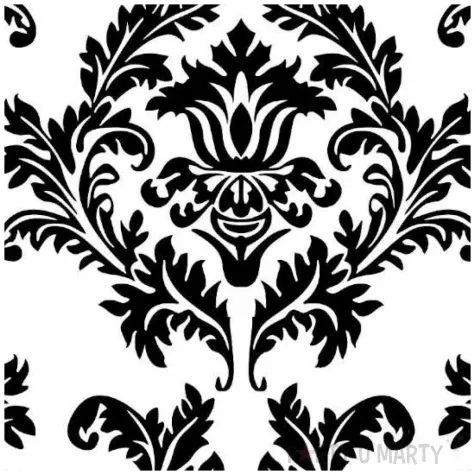 serwetki papierowe zlote liscie bialy czarny maki 33 cm 20 szt