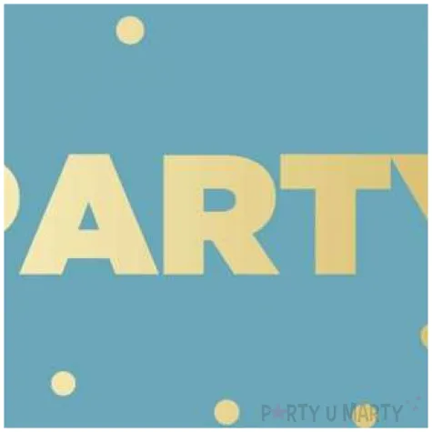 serwetki party premium turkusowe procos 33 cm 16 szt