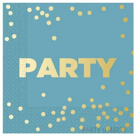 serwetki party premium turkusowe procos 33 cm 16 szt
