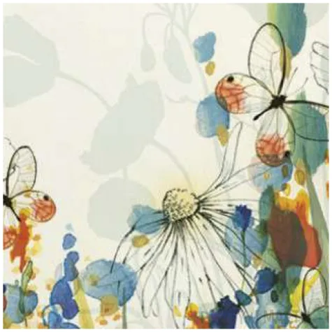 serwetki pastelowa laka maki 33 cm 20 szt