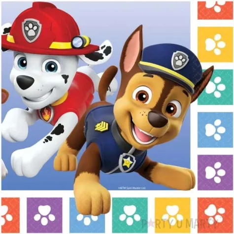 serwetki paw patrol amscan 33cm 16 szt