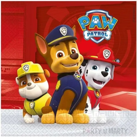 serwetki paw patrol ready for action procos 33 cm 20 szt