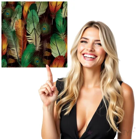 serwetki pawie piora paw 33 cm 20 szt