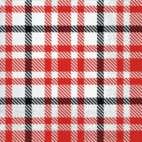 serwetki piknikowa krata paw 33 cm 20 szt