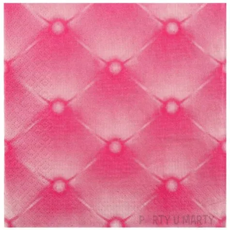 serwetki pikowane rozowe 33 cm santex 20 szt