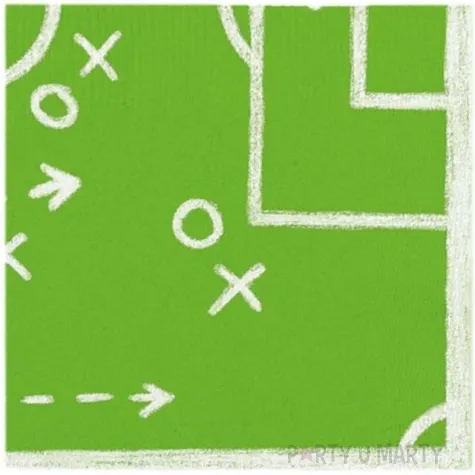 serwetki pilka nozna amscan 33 cm 20 szt