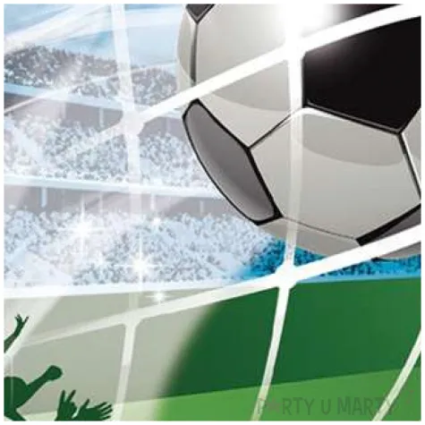 serwetki pilka nozna soccer fans procos 33x33 cm 20 szt