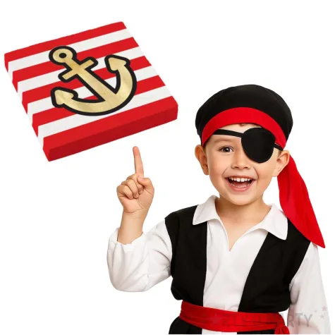 serwetki piraci kotwica amscan 33 cm 20 szt