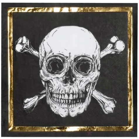 serwetki piracka czaszka boland 33 cm 10 szt