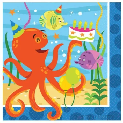 serwetki podwodne party 33 cm 16 szt