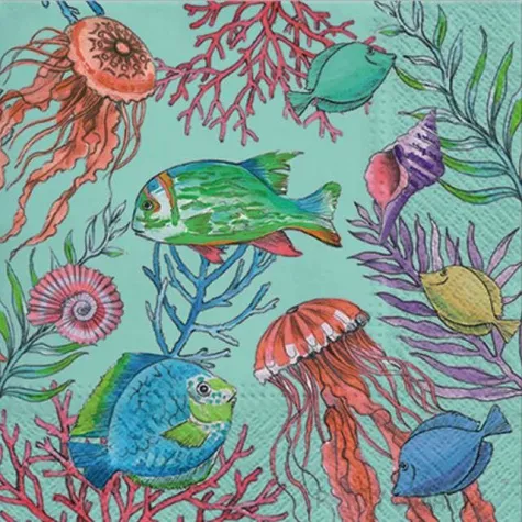 serwetki podwodny swiat underwater paw 33 cm 20 szt