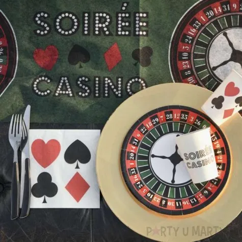 serwetki poker santex biale 33 cm 20 szt