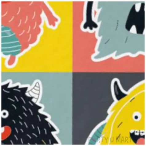 serwetki potwory mix folat 33 cm 20 szt