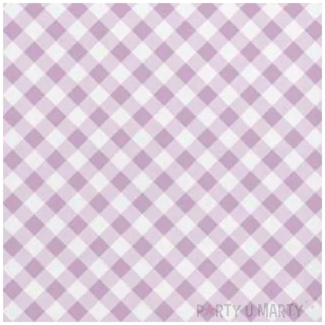 serwetki przekatne lawendowe maki 33 cm 20 szt