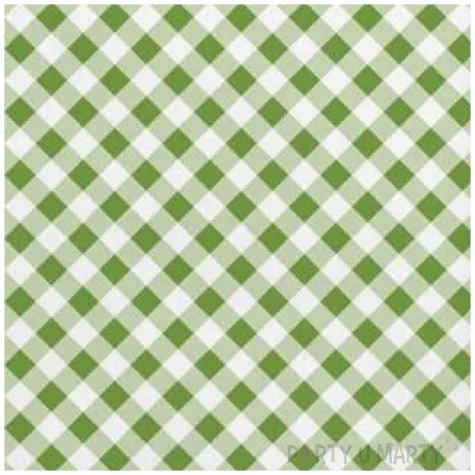 serwetki przekatne zielone maki 33 cm 20 szt