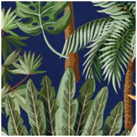 serwetki ptaki na roslinach tropikalnych paw 33 cm 20 szt