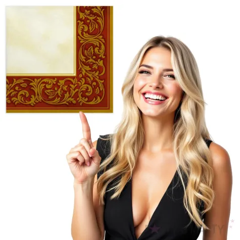 serwetki ramka roccoco czerwone maki 33 cm 20 szt