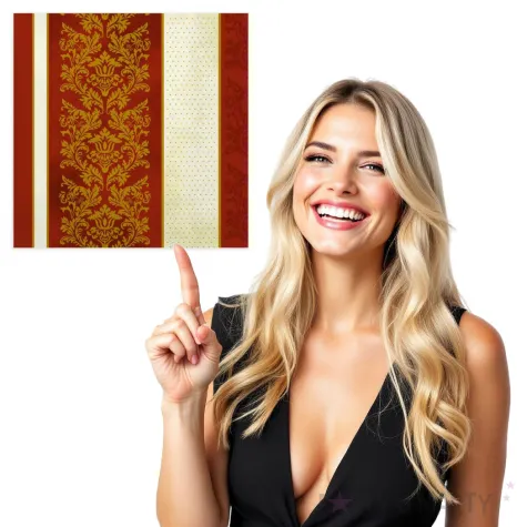 serwetki roccoc czerwone maki 33 cm 20 szt