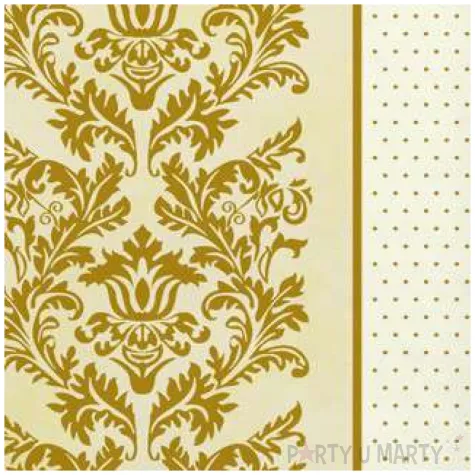 serwetki roccoc ecru maki 33 cm 20 szt