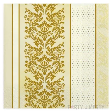 serwetki roccoc ecru maki 33 cm 20 szt