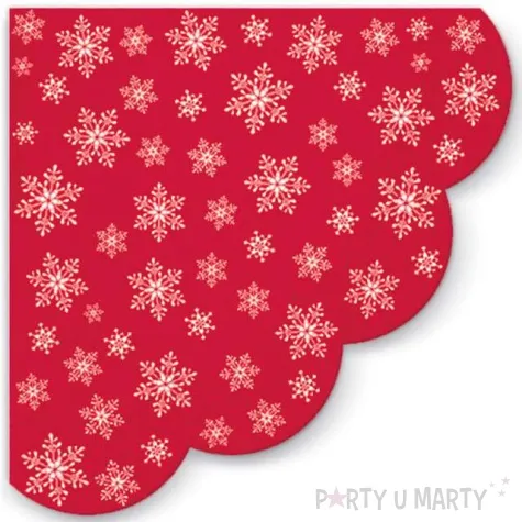 serwetki rondo gwiazdy wszedzie czerwone paw 32 cm 12 szt