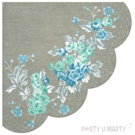 serwetki rondo spokojny ogrod paw 32 cm 12 szt