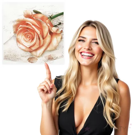 serwetki roza lososiowa maki 33 cm 20 szt