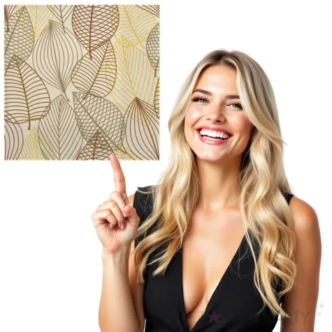 serwetki rysowane liscie maki 33 cm 20 szt