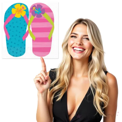 serwetki sandaly japonki amscan 33 cm 16 szt