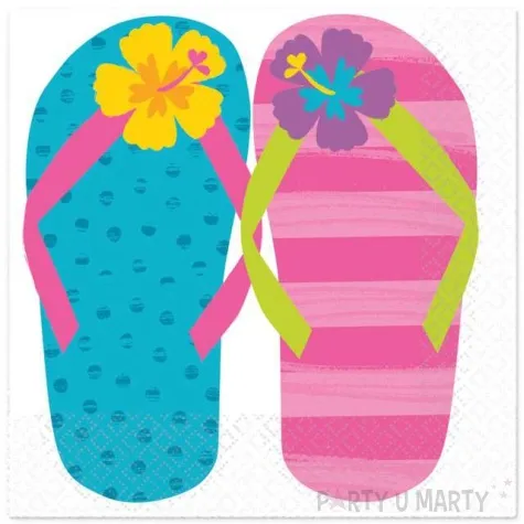 serwetki sandaly japonki amscan 33 cm 16 szt