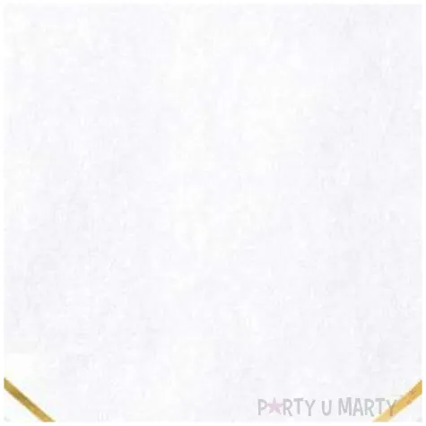 serwetki serce biale partydeco 20 szt