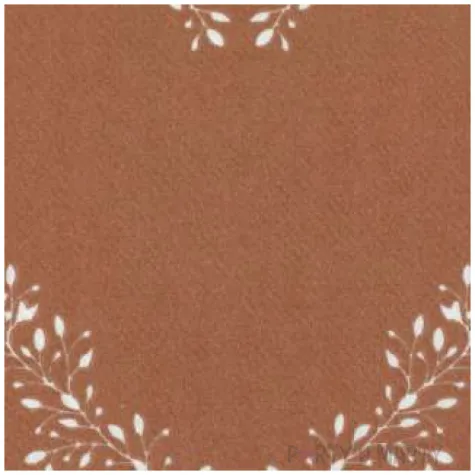 serwetki serce brazowe 33 cm santex 20 szt